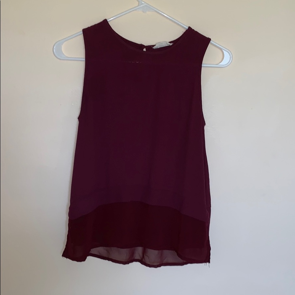 Sophie Rue Burgundy Blouse